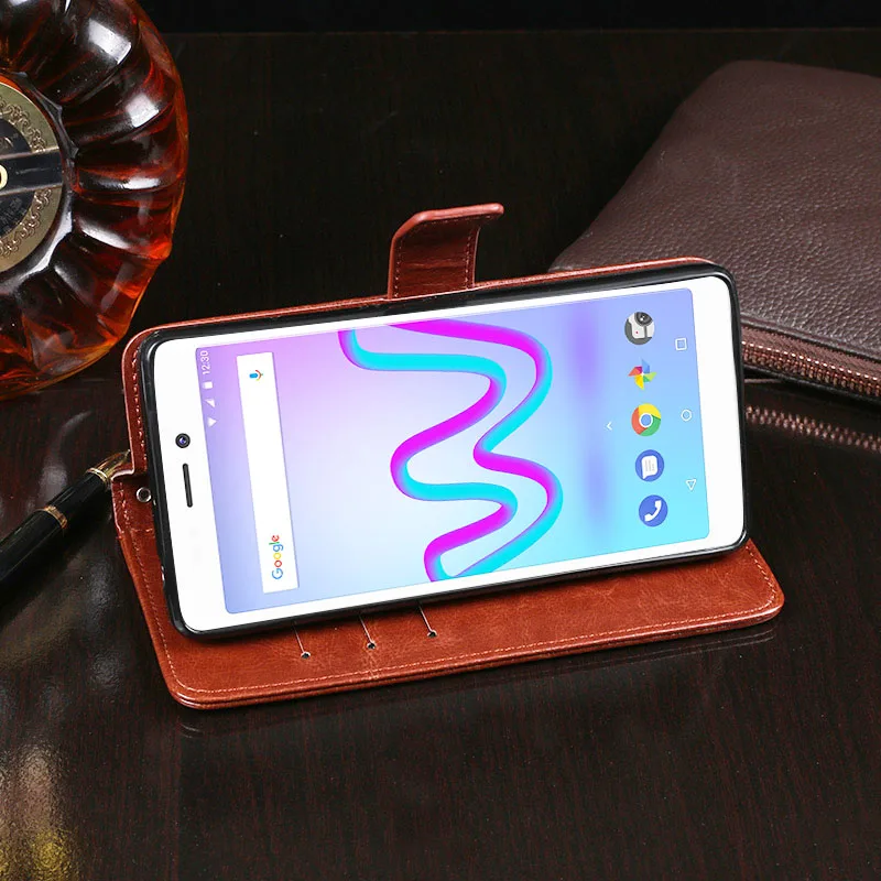 Для Wiko Jerry3 Tommy3 случае Бизнес Стиль Флип Бумажник кожаный Coque Крышка для Джерри 3
