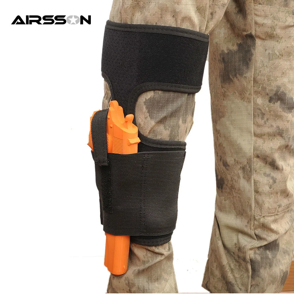 Airsson Tactical Padded Concealed Pistol Holster Hunting Bag Strap Belt