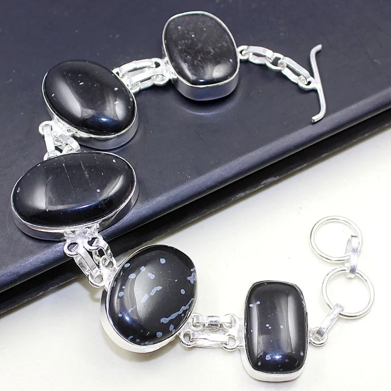 

Snowflake Obsidian , 21 cm, B0446