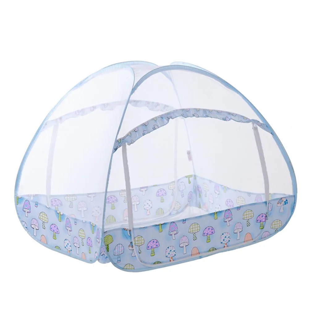 Детская Колыбелька сетки складывый шатер Детские москитные сетки для кроватных матрасов с подставка-книжка
