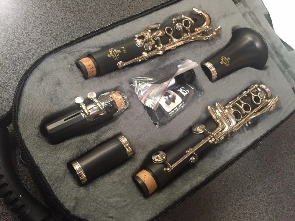 New Intermediate Professional Wood Clarinet E12F Mouthpiece Accessories Sandalwood Ebony Professional Student Model Bakelite
