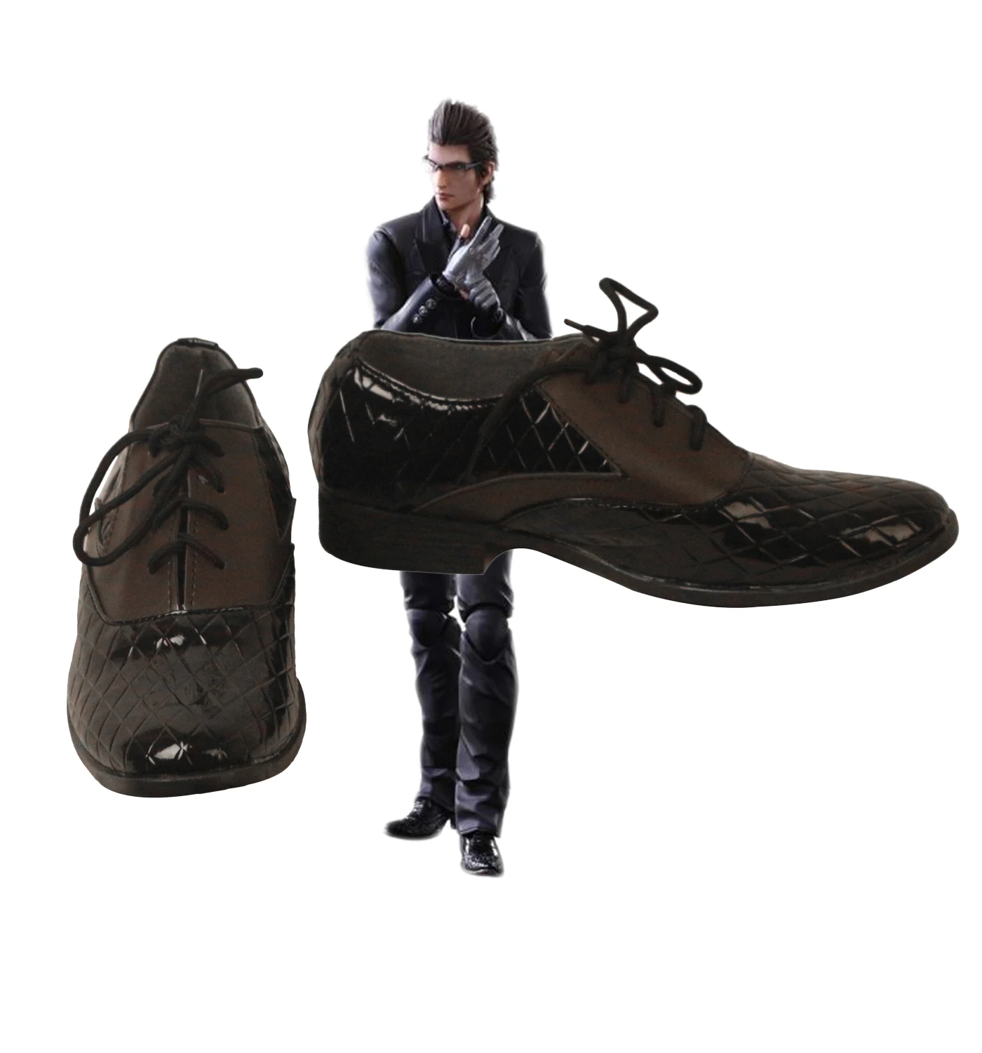 

FF15 Ignis Scientia Shoes Cosplay Final Fantasy XV Ignis Scientia Cosplay Shoes Leather Boots Custom Made