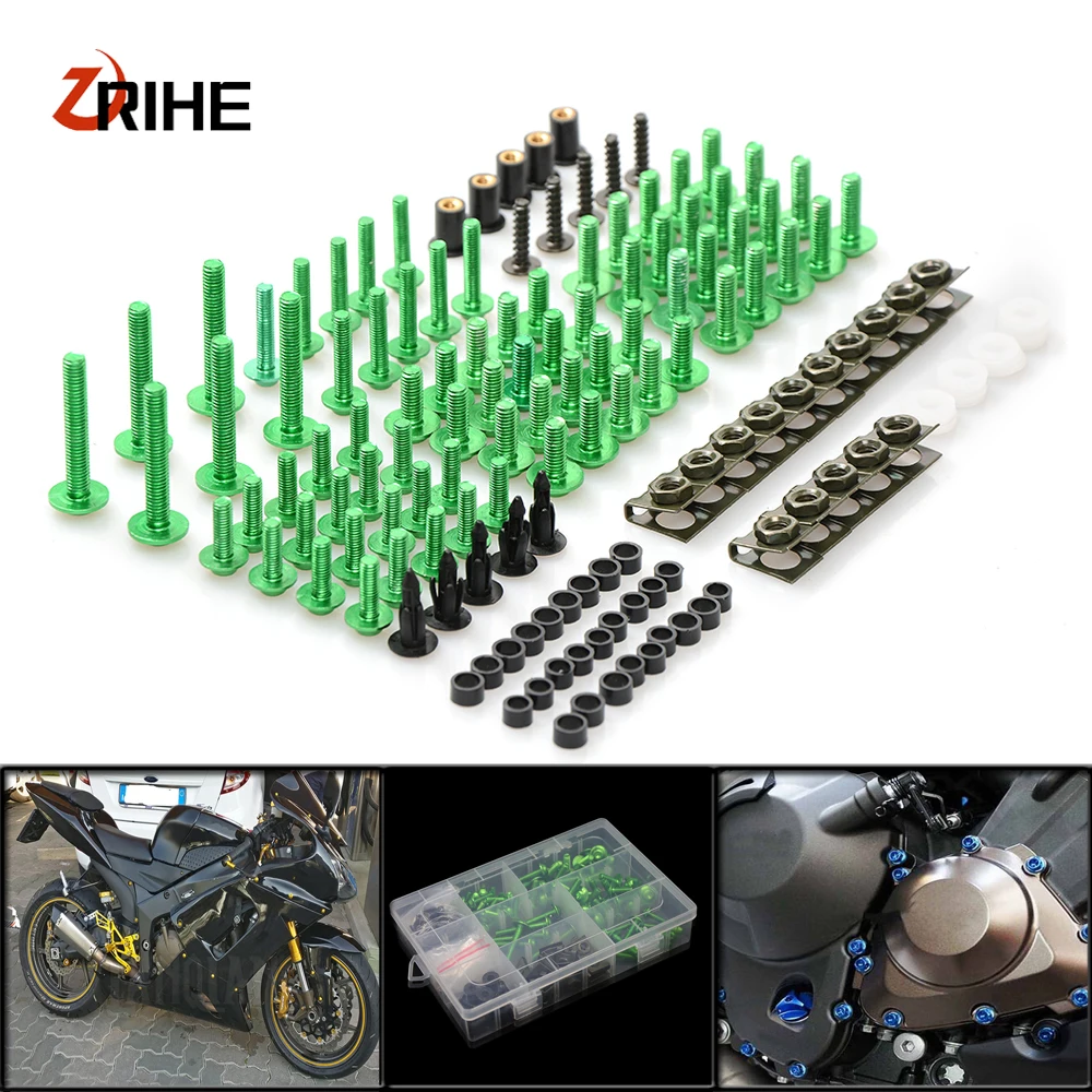 

CNC Universal Motorcycle Accessories Fairing/windshield Bolts Screws set For Yamaha XJR 1300/racer fj09 FJ-09 /mt-09 tracer