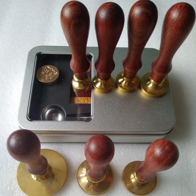 Wooden handle custom stamp 1-1