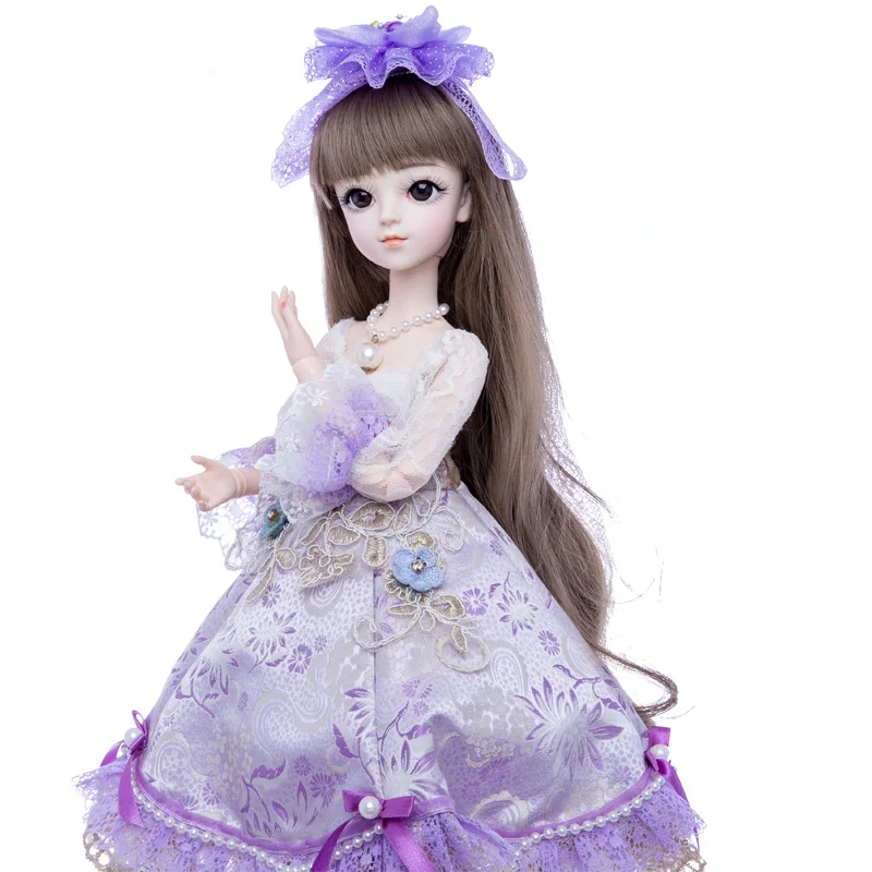 Принцесса Анна 1/3 60 см BJD кукла Сделай Сам модный парик одета принцесса девочка