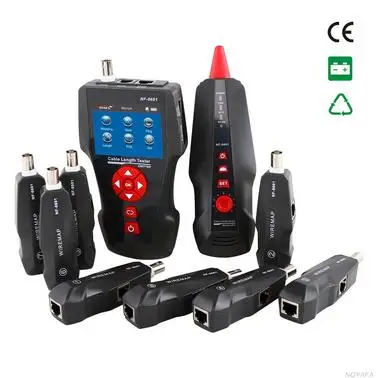 

Free shipping, Noyafa NF-8601W PoE/PING Cable Tester RJ45/RJ11/BNC Wire Tracker length tester for lan, telephone, coaxil cables