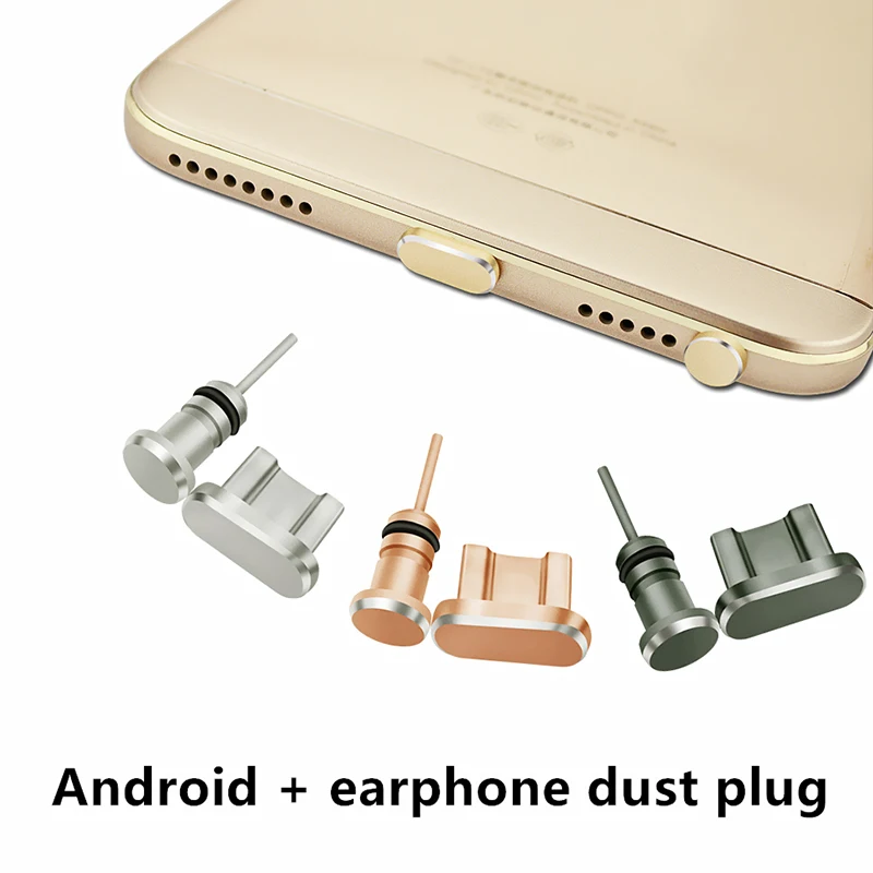 CatXaa Металлический Micro usb порт для зарядки+ порт для наушников Пылезащитная заглушка для мобильного телефона Android 3,5 мм заглушка для порта гарнитуры извлечение карты Pin пыль
