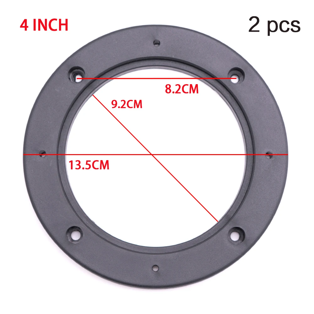 Универсальный 2 шт 6*9 4 5 6,5 дюймов Универсальный автомобильный стерео динамик разделитель пластиковый коврик кольца аудио кронштейн держатель адаптер для автомобиля грузовика