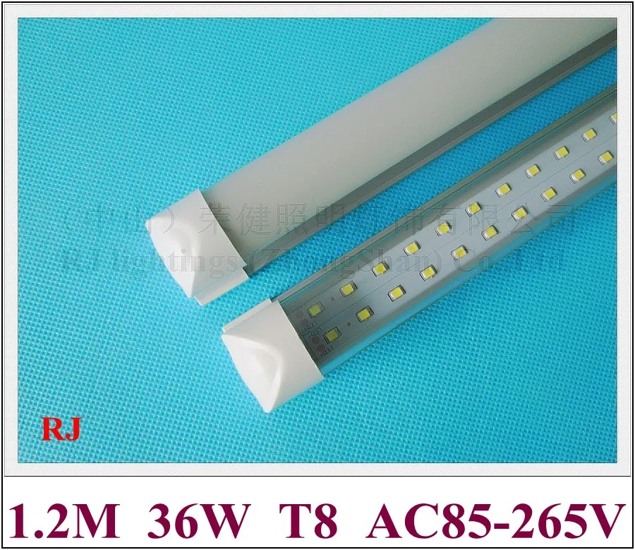 

compact integrated(all in one) LED tube light double row LED 1200mm 1.2M 4FT SMD 2835 192 led (2*96led) 36W super bright CE