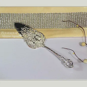 

Classical alloy silver steak knife fork cake shovel European style carving suit