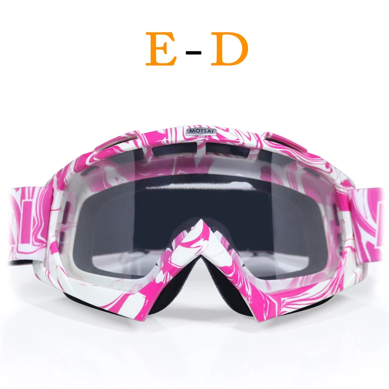 MOTSAI мотокросса беговые лыжи, сноуборд ATV маска Óculos Gafas Мотокросс мотоциклетный шлем защитные очки для мотокросса очки - Цвет: D2