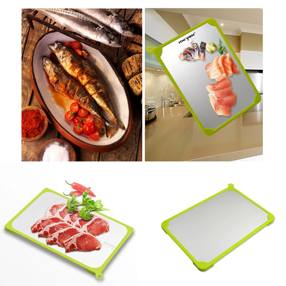 Fast Defrosting Board Safety Frozen Food Meat Thawing Plate Tray Kitchen Tool New