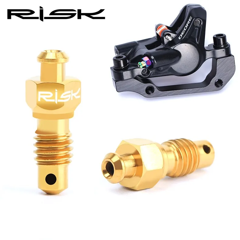 

RISK Mtb Bike Disc Brake Bleed Bolts Bicycle Hydraulic Brake Caliper Bolts For SHIMANO XTR XT SLX Bike Brake Parts