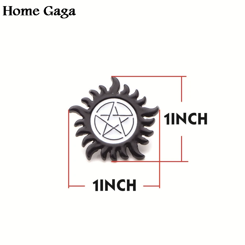 Homegaga сверхъестественные цинковые галстуки булавки броши для рюкзака одежды