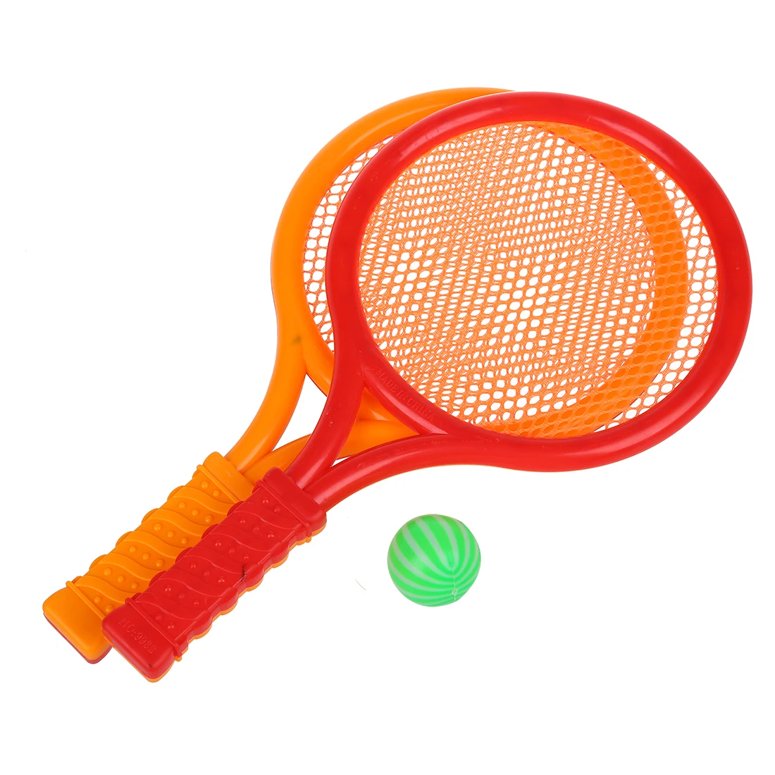 Игра для детей Оранжевый Красный пластиковый, Теннисный игрушечные ракетки для бадминтона набор - Цвет: Red orange