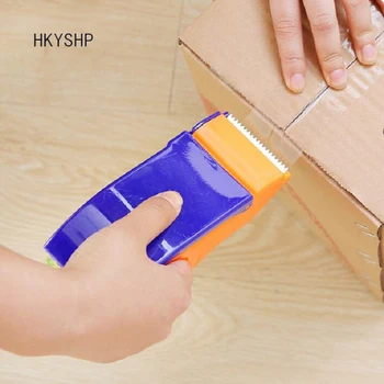

HKYSHP Creative thickened transparent tape cutter metal adhesive tape machine packaging and sealing device office supplies