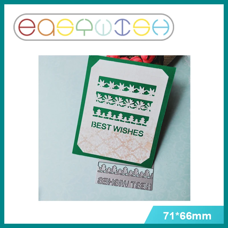 Easywish Tree Cutting Dies Stencil for DIY Scrapbooking Album Embossing Paper Cards Making Decor Crafts | Дом и сад