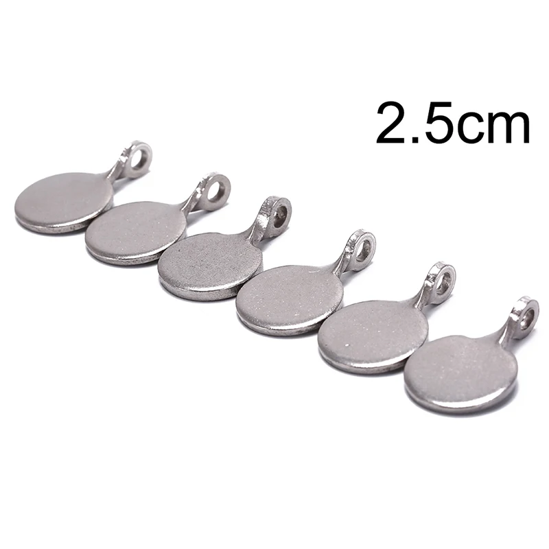 6pcs Stainless Steel Target Bullseye 2.5cm 3cm 4cm for Shooting Hunting Slingshot Catapult Aim For Airsoft Hunting Wargame - Цвет: 2.5cm