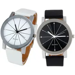 OTOKY идеальный подарок 1 шт. мужские часы лучший бренд класса люкс кварцевые циферблат кожаный наручные часы круглый чехол для часов June21PP