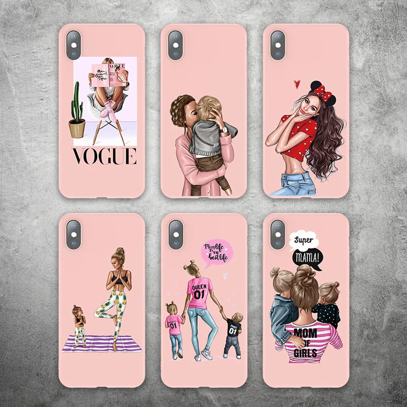 Lovebay чехол для телефона iPhone 6 6s 7 8 Plus X XR XS Max 5 5S SE модный мультяшный красивый женский