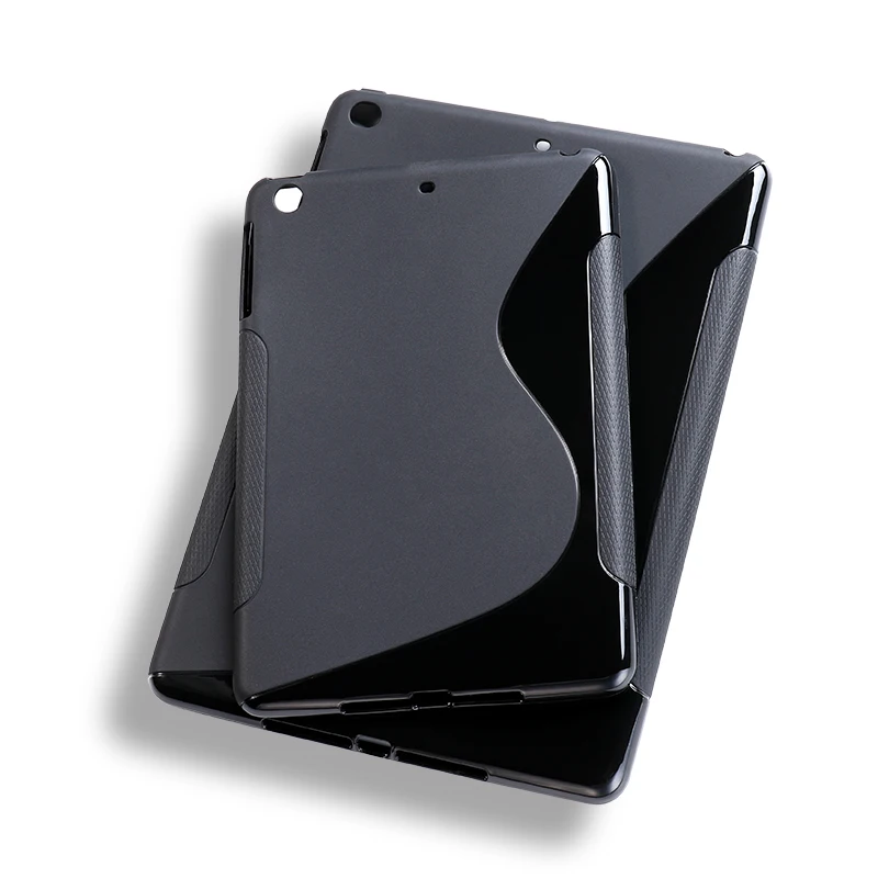 Черный чехол SLINE для Apple iPad Mini 1 2 3 силиконовый мягкий из ТПУ планшета Mini1 Mini2 Mini3