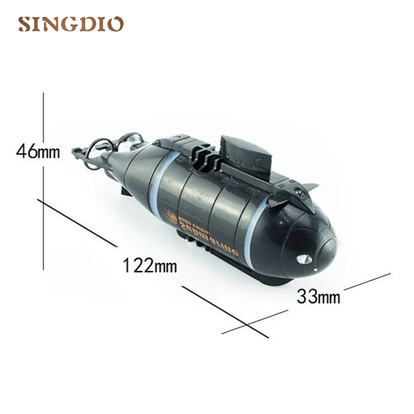 New Design RC Mini Submarines Model up to 4M Under Water Ship Children Learning Tools Birthday Gifts Remote Control Toys for kid