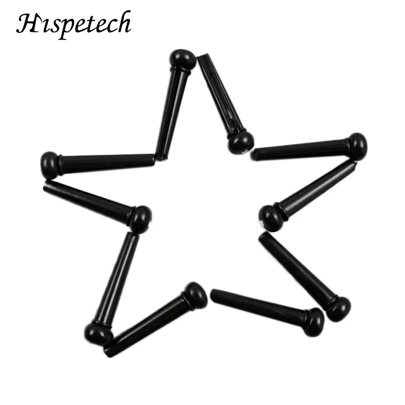 

HISPETECH 2 Colors 12 pcs set Plastic Folk Guitar String Nail Sturdy Durable Tuning Peg Musical Instrument Guitar Accessories