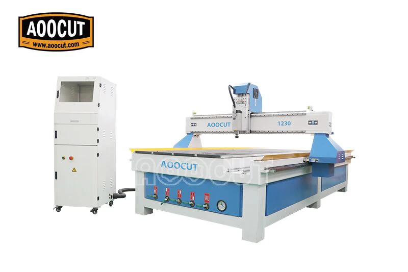 AOOCUT 1230 4 axis cnc router with Rotary Axis wood cutting machine with air cooling spindle