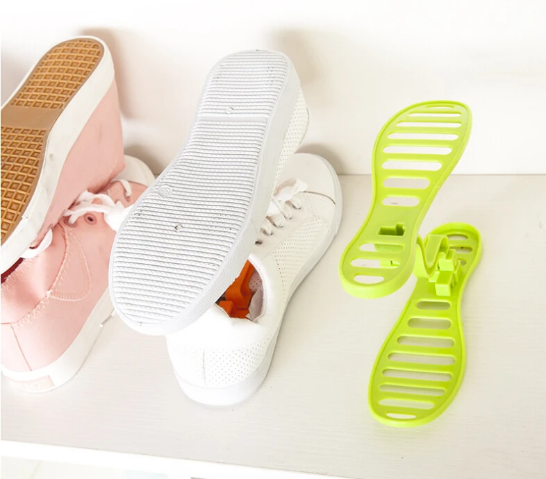 1pcs Shoe Rack Plastic Shoe Storage holder rack shelf storage dropship Living Room Furniture modern new Creative fashion
