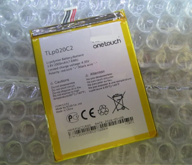 Аккумулятор 3 8 в 2000 мАч TLp020C2 для Alcatel Idol x1s 6034R x 6037y 6040x6032 6012x TCL S950 S950T | Мобильные