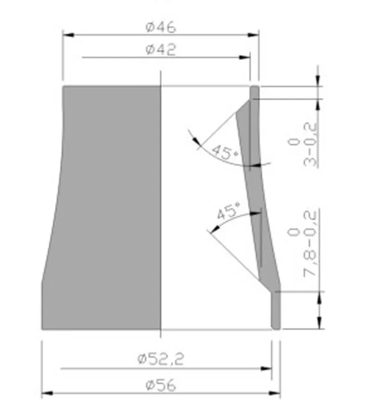 Новые качественные Gineyea GH-52 гарнитура/1-1/8-1,5 алюминиевый конический подшипник гарнитура 42/УФ-фильтр 52 мм с Скрытая гарнитура