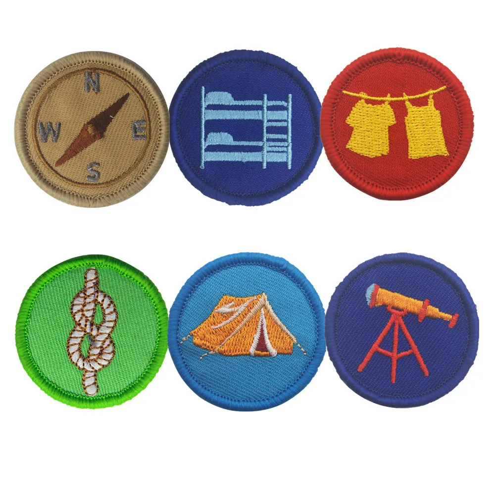 Girl Scouts Cadette Badge Trees New Pkging Thinner Patch