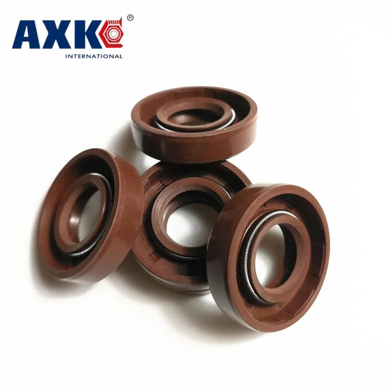 

AXK 1PCS 35x50x7/8/10/11 Brown Viton FKM Fluorine Rubber Spring Two Lip TC Ring Gasket Radial Shaft Skeleton Oil Seal