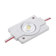 20 шт. светодиодный модуль 2835 1 светодиодный s впрыска светодиодный модуль с объективом 160 градусов, DC12V, 0,6 Вт Супер яркость светодиодный модуль водонепроницаемый модуль