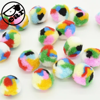 

30 Piece/lot Soft Cat Toy Balls Kitten Toys Pompon Ball Assorted