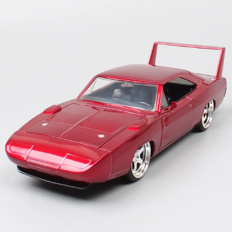 

Children's 1/24 Jada big 1969 Dodge Charger Dayton Muscle car Diecasts Vehicle metal Scale car models toy miniature gift hobbys