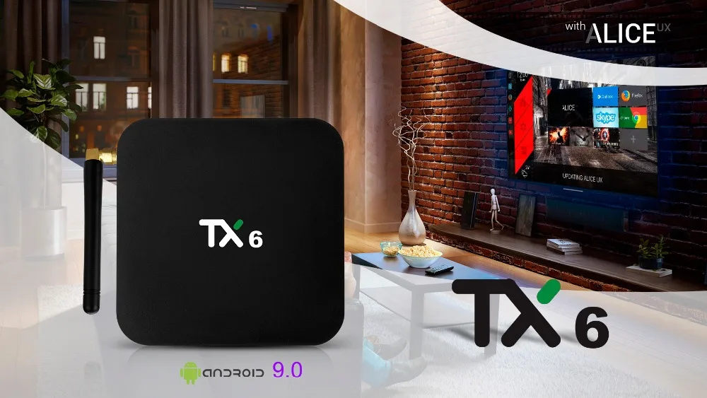 KimTin TX6 Android 7,1 ТВ коробка 4G 32 г Allwinner H6 Quad core 2. 4G+ 5 г Двойной Wifi BT 4,1 Декодер каналов кабельного телевидения 4 K HD H.265 Smart Media Player