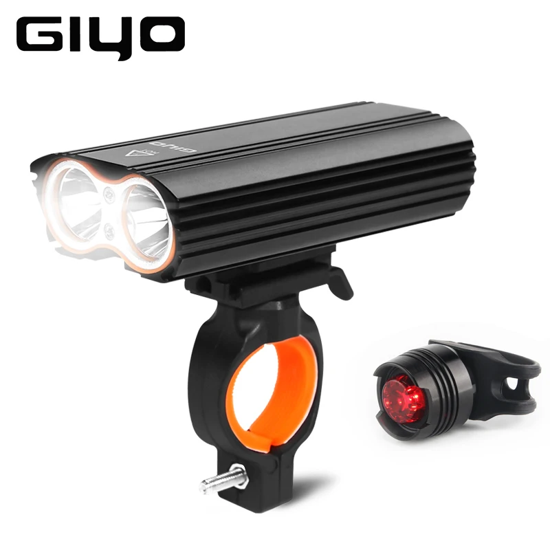 GYIO Flashlight For Bicycle Bike Light Front 2400Lm Headlight 2 Battery Leds Bicycle Light Cycling Lamp Lantern Bike Accessories GYIO Flashlight For Bicycle Bike Light Front 2400Lm Headlight 2 Battery Leds Bicycle Light Cycling Lamp Lantern Bike Accessories