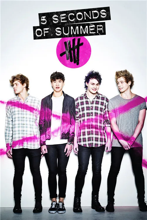 

Canvas Poster Silk FabricPL#84 Custom 5 seconds of summer Home Decor modern For Bedroom Poster Size Poster UO-7n84