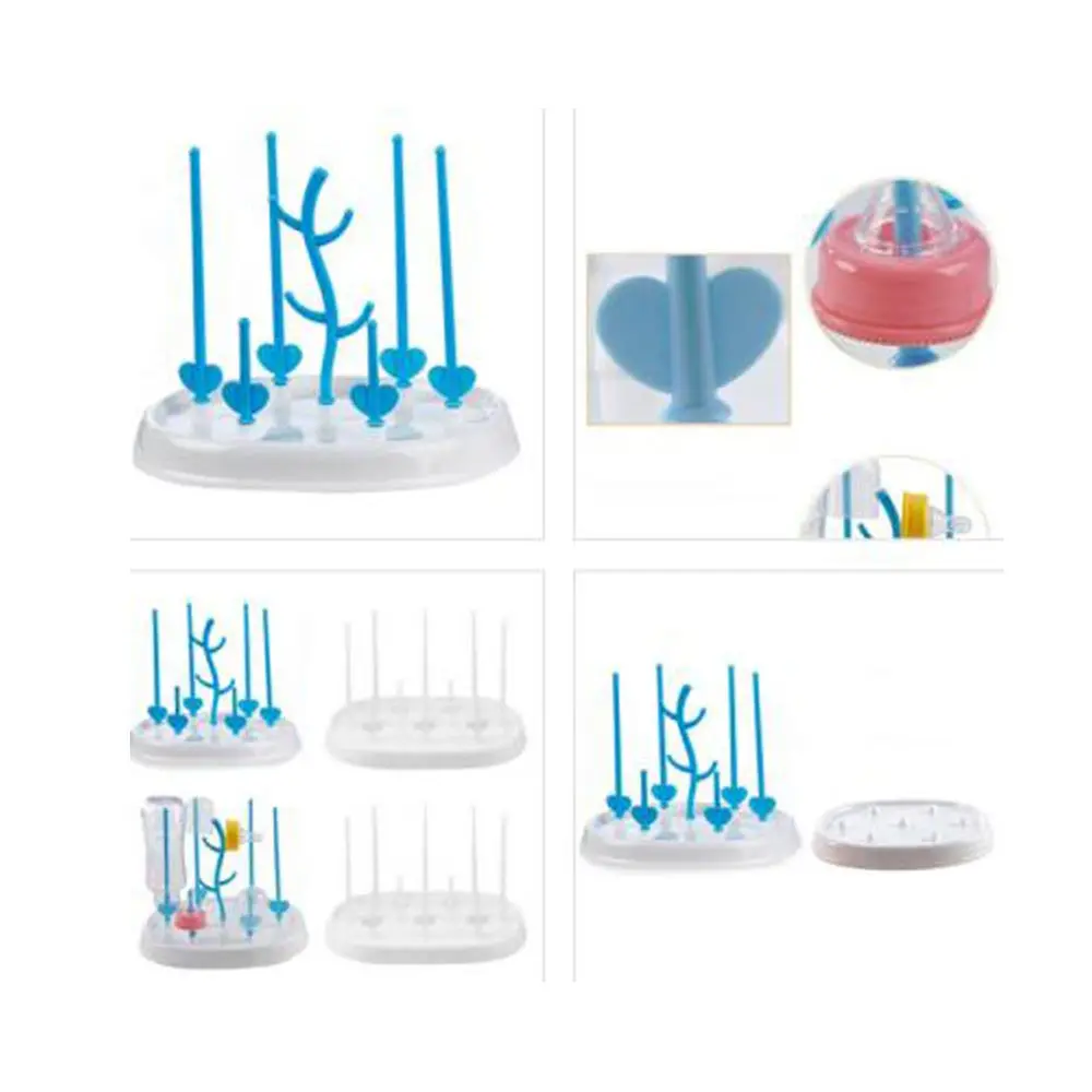 Новая креативная Полезная сушилка для детских бутылок, Простая подставка для чистки дерева, сушилка для сушки, полка, кухонный держатель для кормления, инструменты