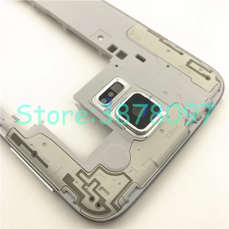 Полный промежуточный корпус телефона Крышка корпуса для Samsung Galaxy S5 Neo G903 G903F с задняя крышка аккумулятора+ Боковая кнопка