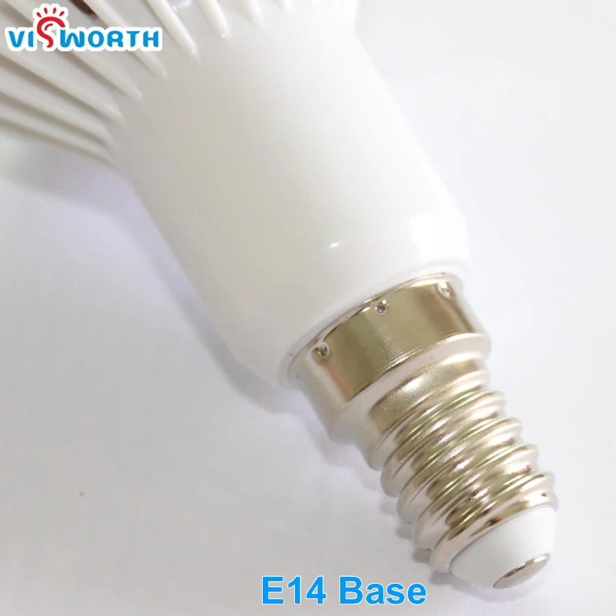 VisWorth(10 шт./лот) R50 Светодиодные лампы E14 хрустальные лампы Smd5730 AC 110V 220V 240V лампада холодный теплый белый для украшения дома