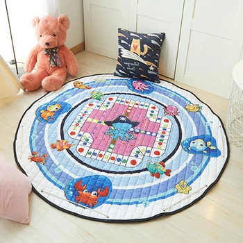 

Baby Play Mats Kids Crawling Carpet Floor Rug Baby Bedding Elephant Blanket Foldable Storage Game Pad Children Room Decor