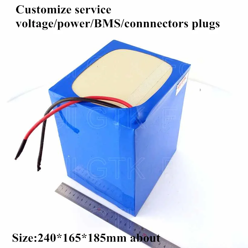 Compact size lifepo4 24v 60Ah battery pack 50Ah for RV power solar storage energy ebike replace akku + 10A charger | Электроника