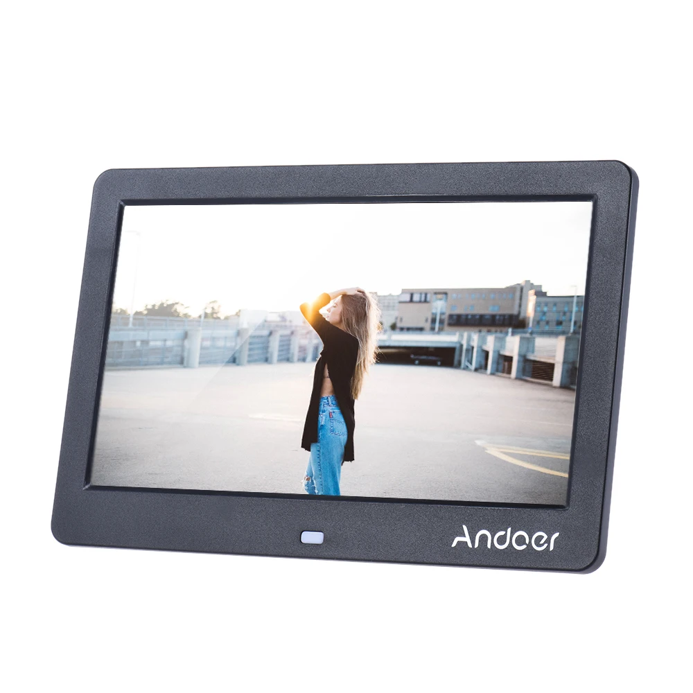 10/"inch HD LED Digital Photo Picture Frame Clock Movie MP4 Player Remote Control