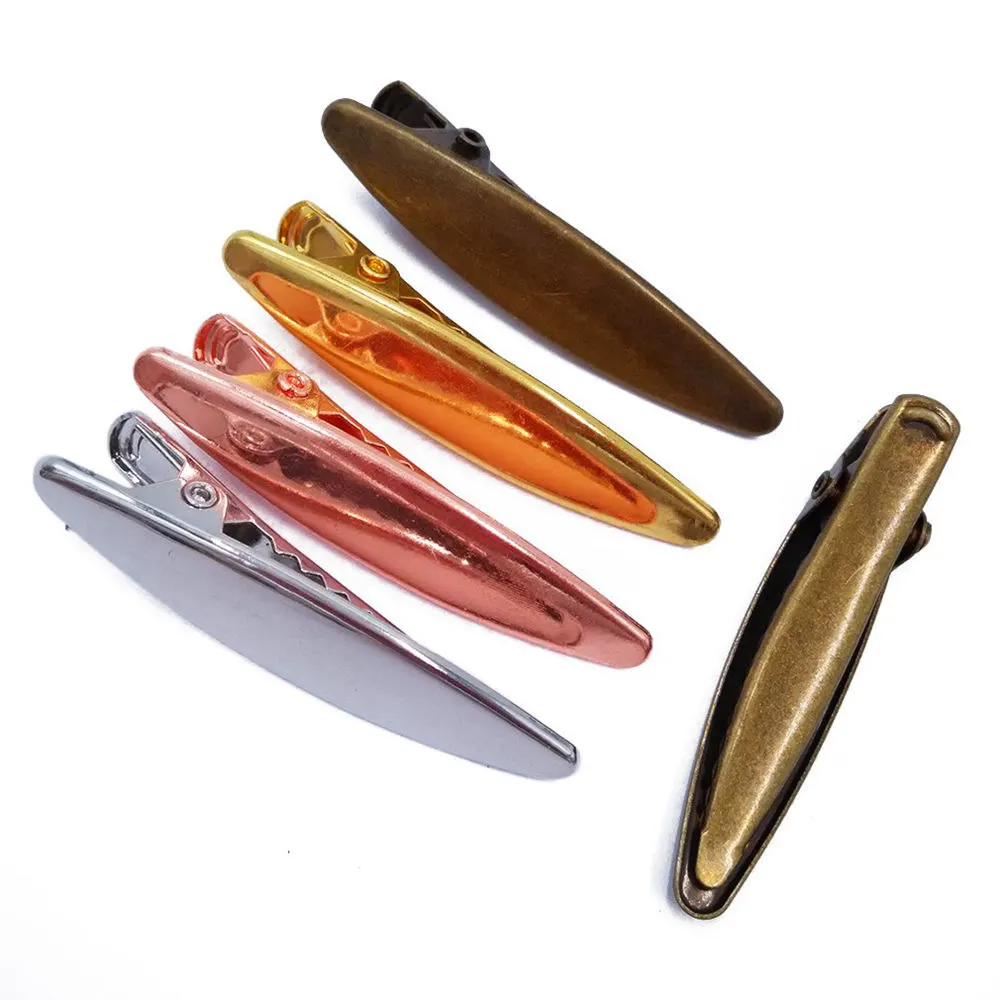 Free Shipping 100piece 11x50mm Hair Clips Hairgrips accessories Duckbill Clip Jewelry Findings Wholesale HCF13 | Украшения и