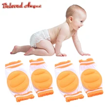 1 пара наколенники для малышей противоскользящие ползающие защитные ремни безопасности аксессуары для ползания Детские наколенники толстый протектор