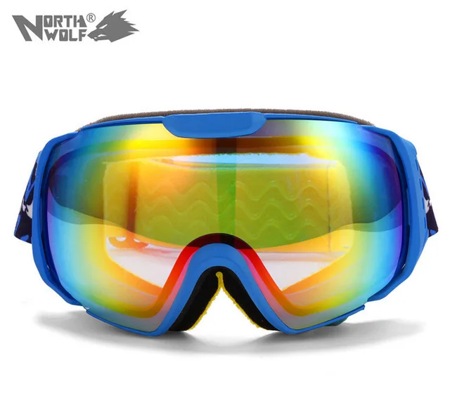 Buy High Quality 2015 Hot Sale ski goggles double lens anti fog big spherical