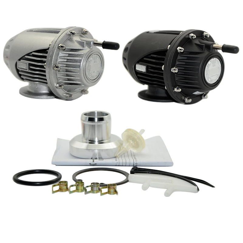 

Blow Off Valve BOV Original Package Turbo Original Logo SSQV SQV 4 IV High Performance Black Silver