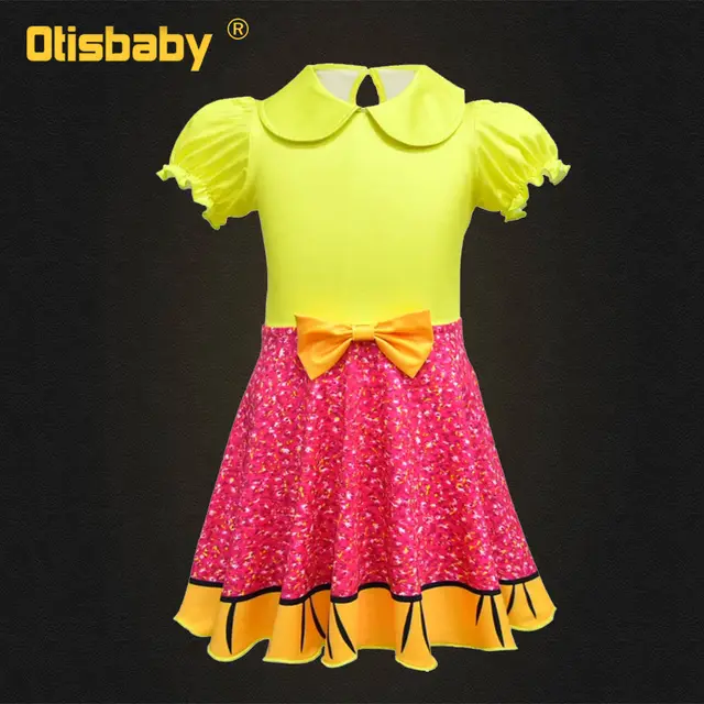 LOL Dress for Girls Kids Floral Christmas Dress Children's Party Costume Cute Infant Girl